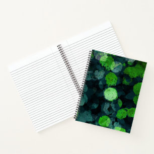 Carnet Cool, art unique floral / fleuriste motif