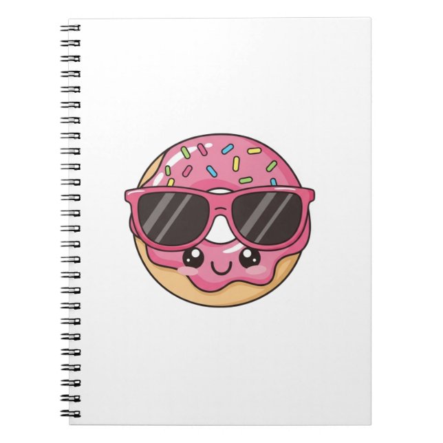 Carnet Cool Donut with Sunglasses (Devant)