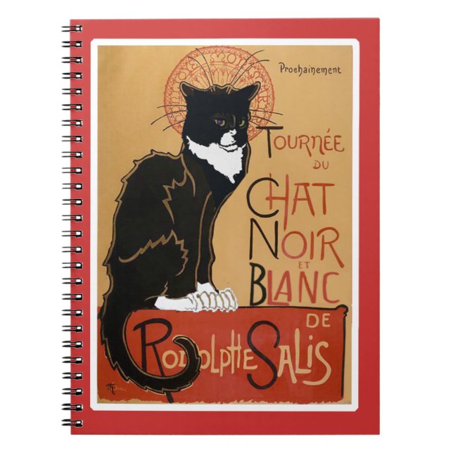 Carnet Cool Le Conversation Noir et Blanc (Devant)