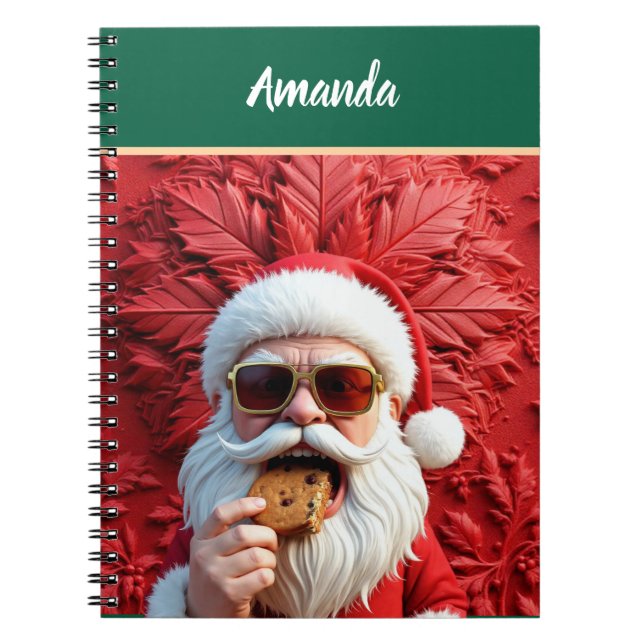Carnet Cool Santa Claus (Devant)
