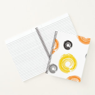 Carnet Cool, tendance, urbain, moderne peinture brosse