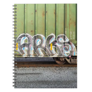 Carnet Cool Train Graffiti Notebook