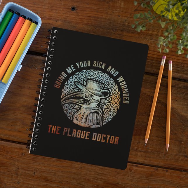 Carnet Cool Vintage Plague Doctor   (Cool Vintage Plague Doctor Notebook)