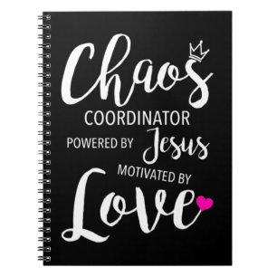 Carnet Coordinateur Chaos Enseignant Powered By Jesus Mot