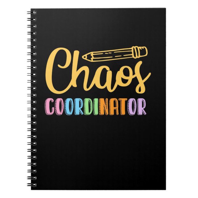 Carnet Coordinateur du Chaos enseignant (Devant)