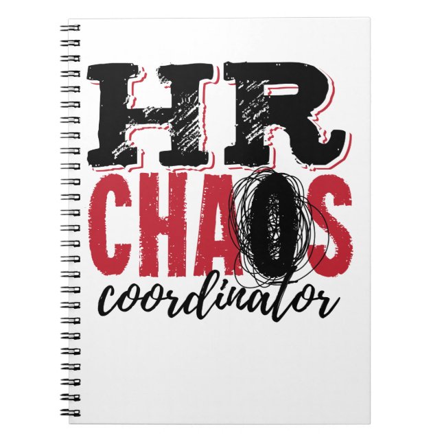 Carnet Coordonnateur du Chaos des ressources humaines (Devant)
