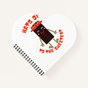 Carnet Copain Choco-Bar Mignon : Barre de Chocolat Kawaii