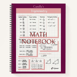 Carnet Copybook math