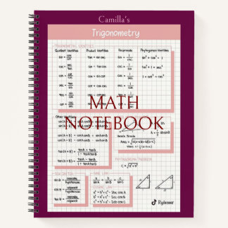 Carnet Copybook math