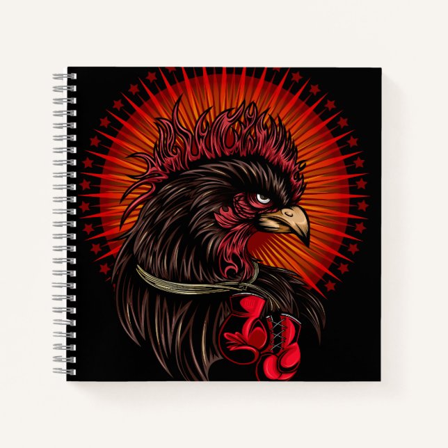 Carnet Coq de boîte (Devant)