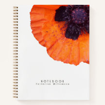 Coquelicot Rouge Orange Personnalisé