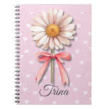 Carnet Coquette Daisy | Journal Rose Esthétique