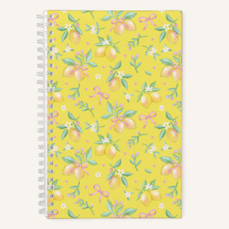 Carnet Coquette Jaune Citron