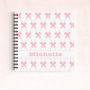 Carnet Coquette Pink Bow Bridesmaid