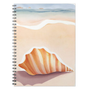 Carnet Coquille de Conque Coquillage de Mer Côtière de