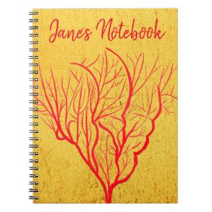 Carnet Corail de feu nature de l'environnement art modern