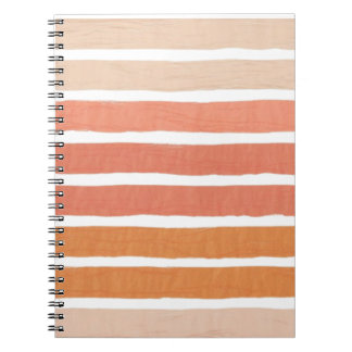 Carnet Corail Stripes Orange Stripes