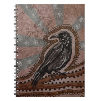 Carnet Corbeau Abstrait