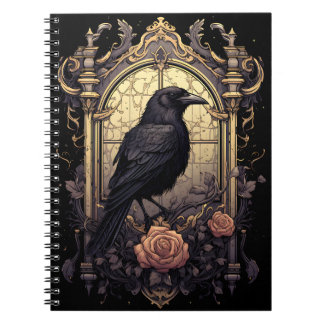 Carnet Corbeau gothique, Corbeau magique corbeau