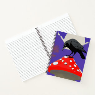 Carnet Corbeau Mystique Gothique