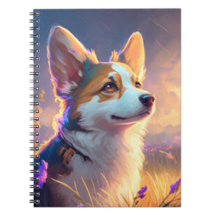 Carnet Corgi Chien Animal Portrait Peinture Animal Caract