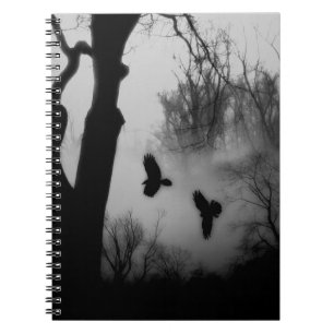 Carnet Corneilles Profondes Dans La Forêt