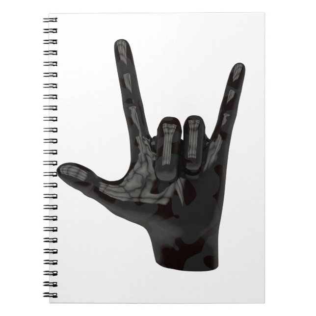 Carnet cornes diable main (Devant)