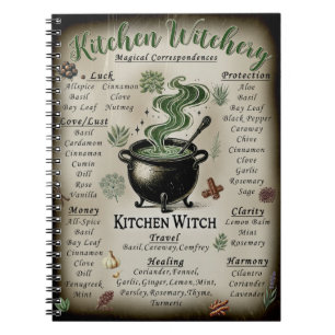 Carnet Correspondances des herbes magiques de Witchery de