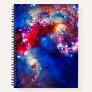 Carnet Cosmos colorés