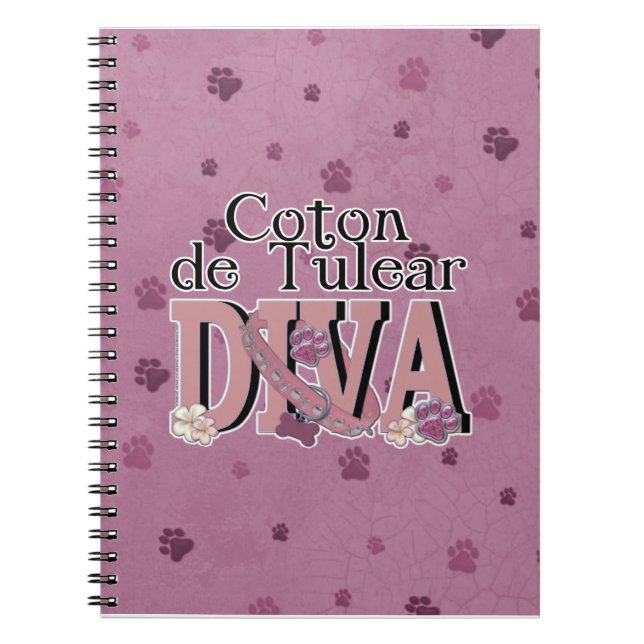 Carnet Coton de Tulear DIVA (Devant)