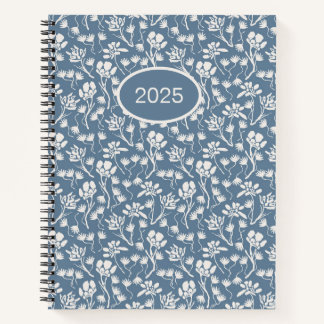 Carnet Cottage Floral Denim Blue