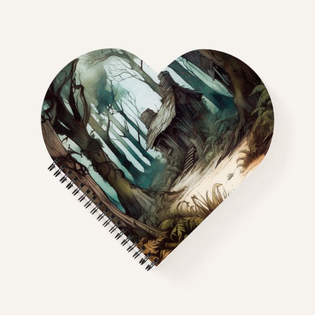 Carnet Cottage forestier enchanté (Devant)