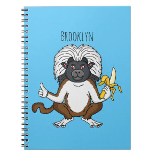 Carnet Cotton Top Tamarin montoon est une illustration