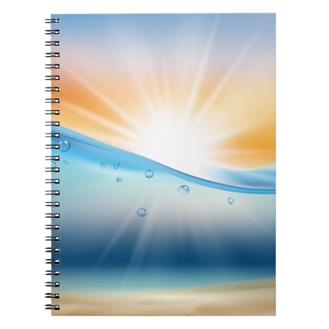 Carnet coucher de soleil (Devant)