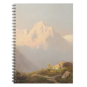 Carnet Coucher de soleil dans les montagnes - Carl Lafite