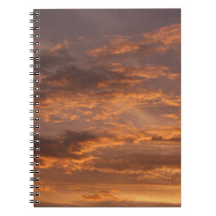 Carnet Coucher de soleil nuages I Photos du ciel coloré