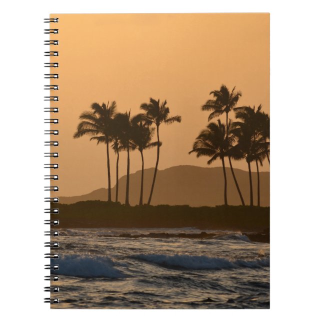 Carnet Coucher de soleil sur Kauai (Devant)