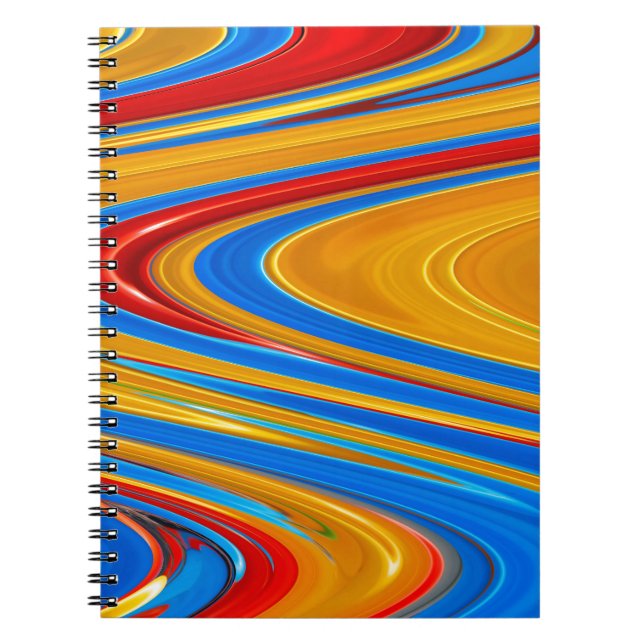 Carnet Couleur de remplissage Abstrait (Devant)