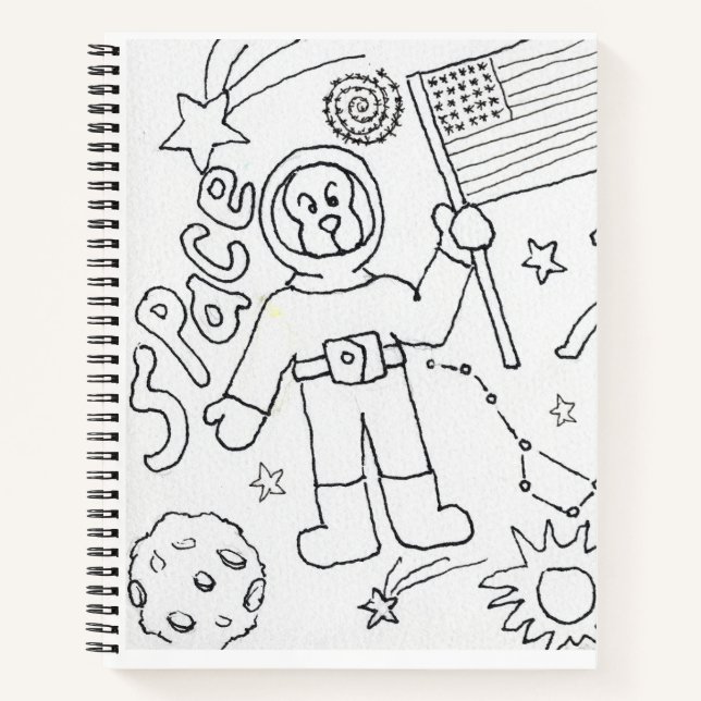 Carnet Couleur de votre propre espace (Devant)
