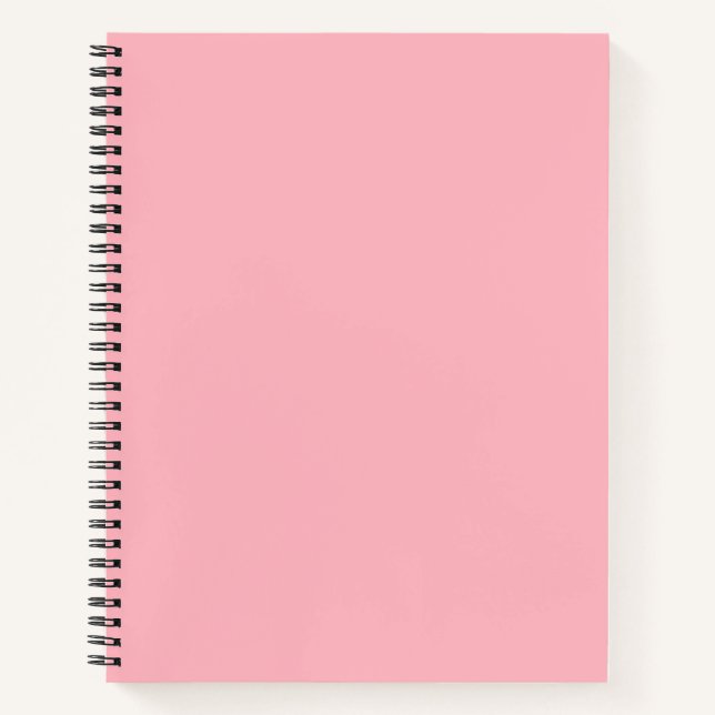 Carnet Couleur solide rose clair (Devant)