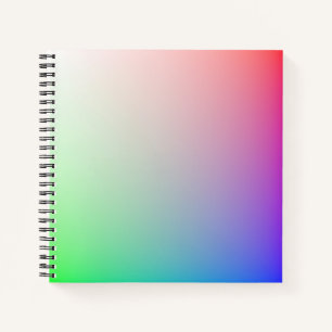 Carnet Couleurs arc-en-ciel vives et vives dans Pastel do
