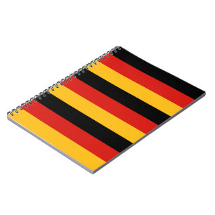 CARNET COULEURS DE DRAPEAU ALLEMANDE
