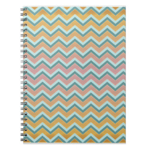Carnet Couleurs douces et chaudes ZigZag