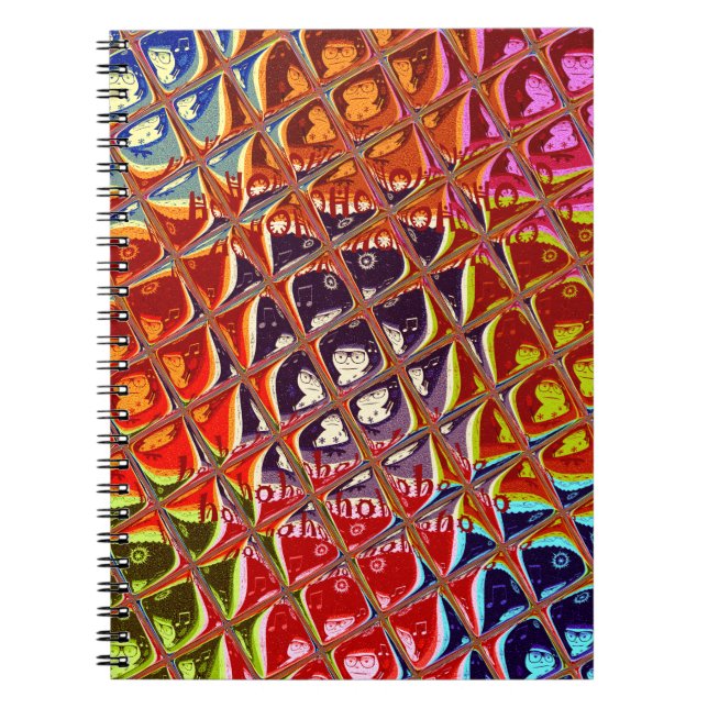 Carnet Couleurs spéciales Noël Père Noël neige HoHoho Pop (Devant)