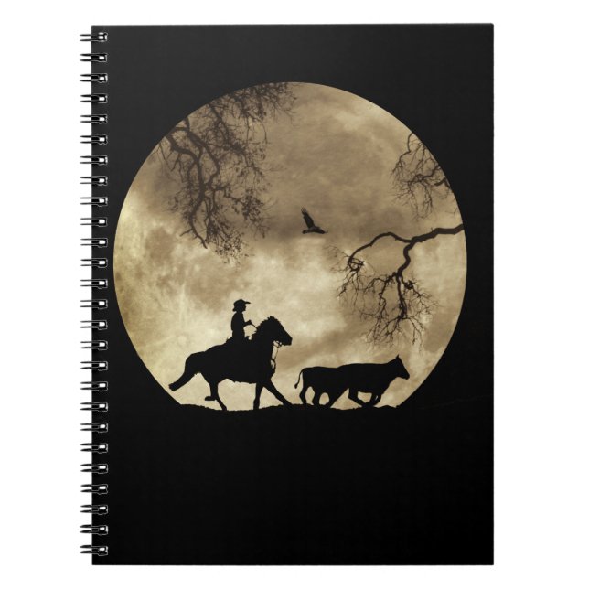 Carnet Country Western Cowboy (Devant)