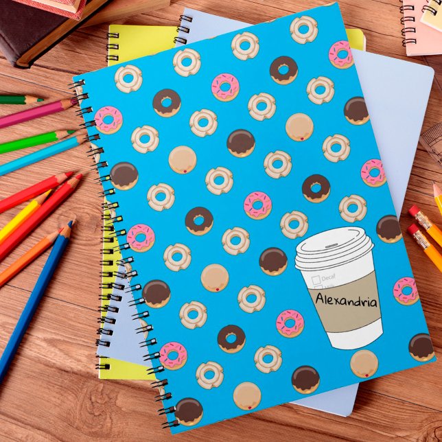 Carnet Coupe de café personnalisée Holey Doughnut (Créateur téléchargé)