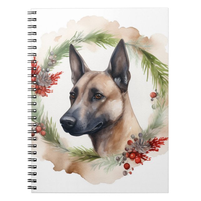 Carnet Coupe de Fête de la couronne de Noël Malinoi (Devant)