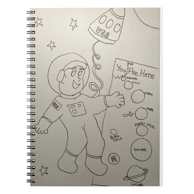 Carnet Coupez votre propre astronaute (Devant)