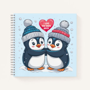 Carnet Couple de pingouin