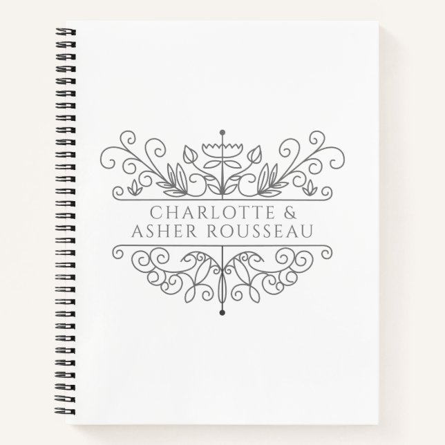 Carnet Couple personnalisé (Devant)